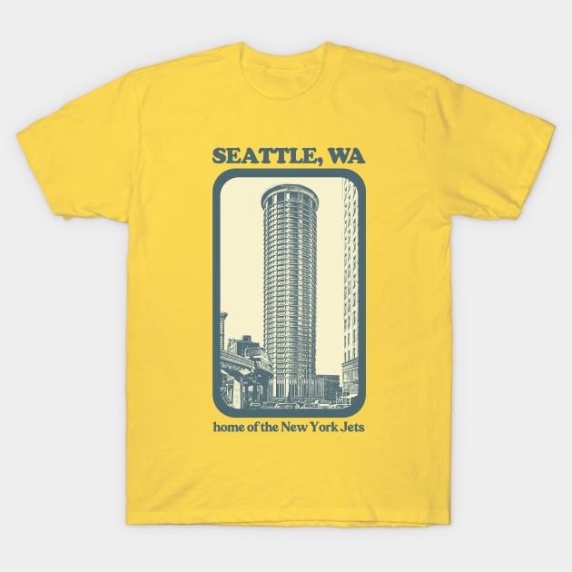 Seattle, Wa /// Humorous Retro Style Tourism Design T-Shirt by DankFutura